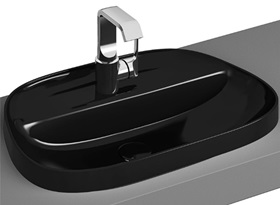 Vitra Frame Tezgahüstü Lavabo Parlak Siyah-5696B470-0041.jpg